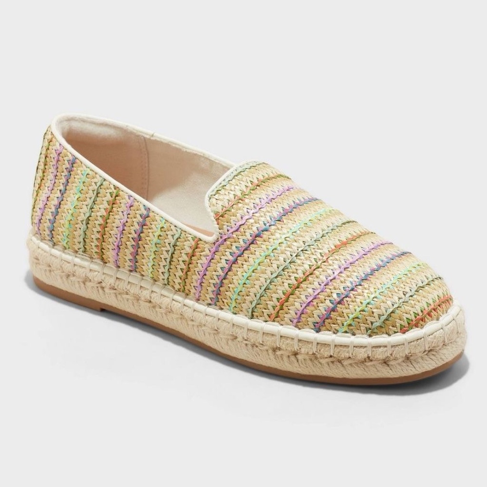 NWT Universal Thread Tan Colorful Memory Foam Esp… - image 1